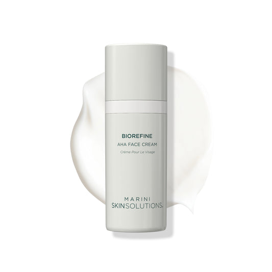 BioRefine AHA Face Cream by Marini SkinSolution - Anti-Aging Skin Care with Glycolic Acid for Exfoliating Pores and Resurfacing Skin Texture