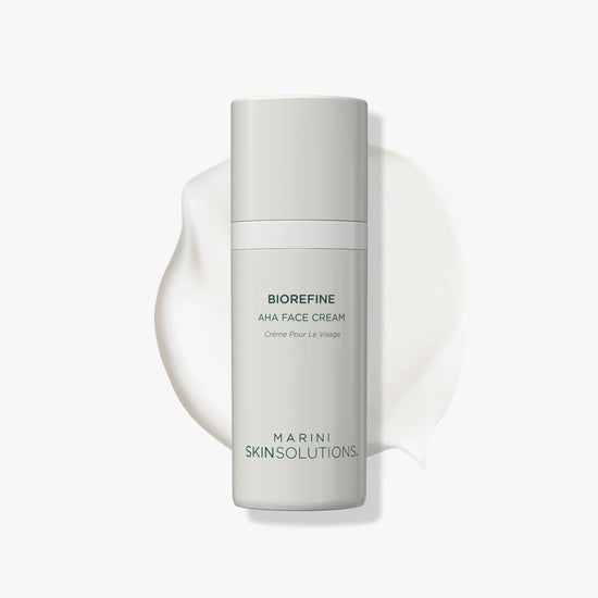 BioRefine AHA Face Cream by Marini SkinSolution - Anti-Aging Skin Care with Glycolic Acid for Exfoliating Pores and Resurfacing Skin Texture