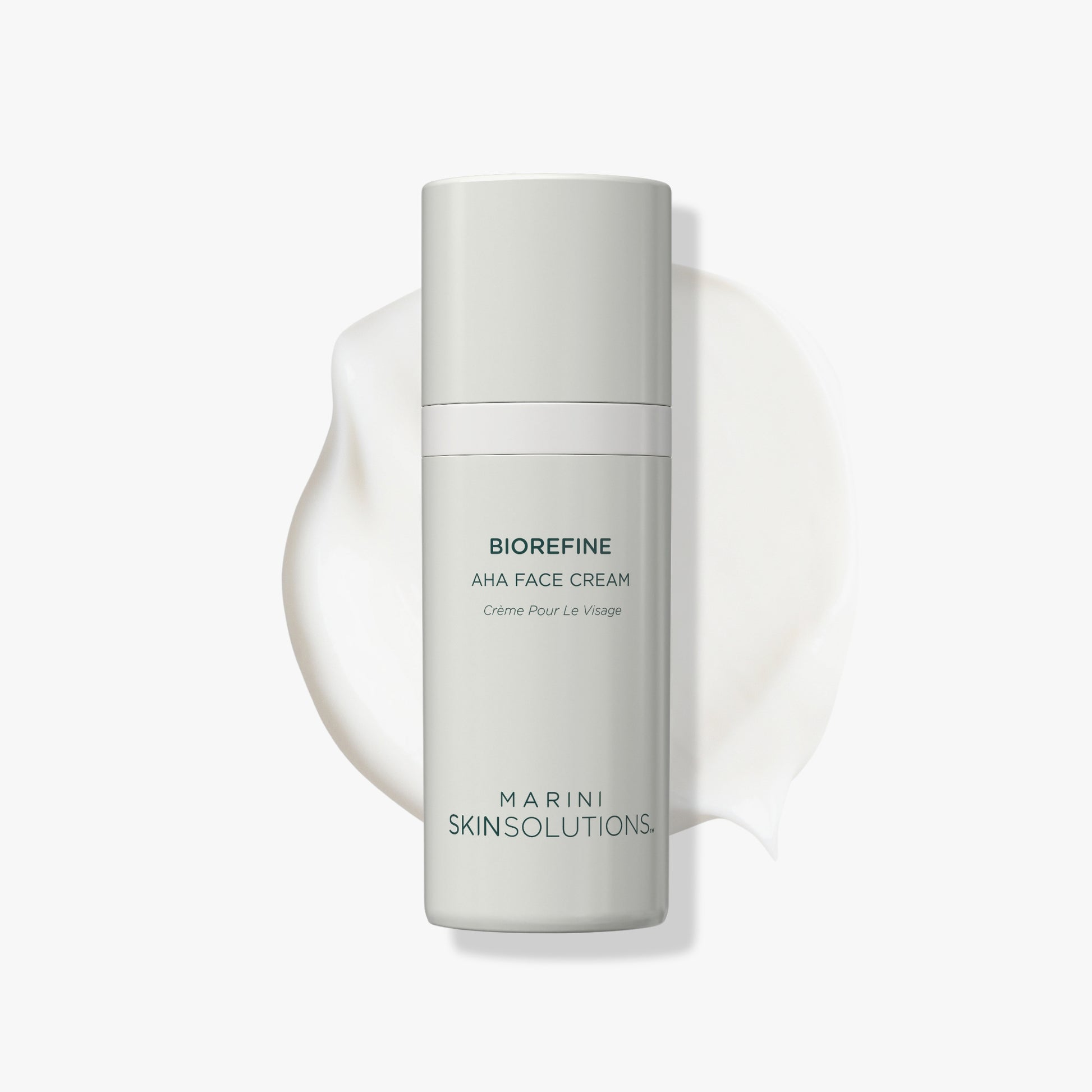 BioRefine AHA Face Cream by Marini SkinSolution - Anti-Aging Skin Care with Glycolic Acid for Exfoliating Pores and Resurfacing Skin Texture