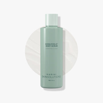 Bioglycolic Body Scrub - Body Wash with Glycolic Acid to Resurface Texture and Exfoliate Legs and Arms - Marini SkinSolutions