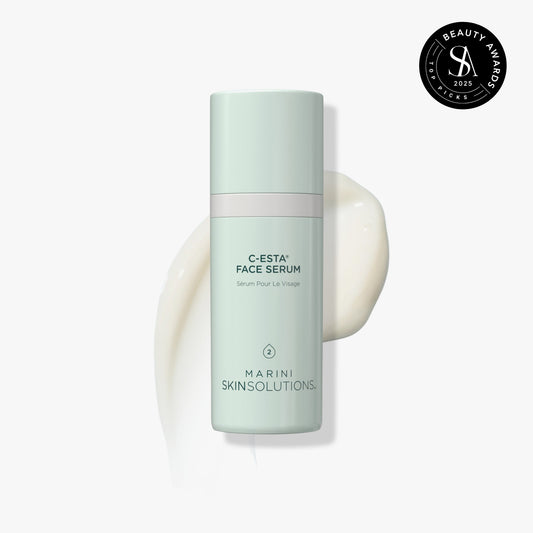 C-ESTA Face Serum - Best Vitamic C Serum for Building Collagen and Elastin - Vitamin C Skin Care for Firming, Lifting, and Tightening Skin - Marini SkinSolutions