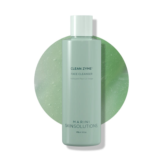 Clean Zyme Face Wash - Marini SkinSolutions - Resurfacing and Exfoliating Enzymes for Polished Smooth Skin 