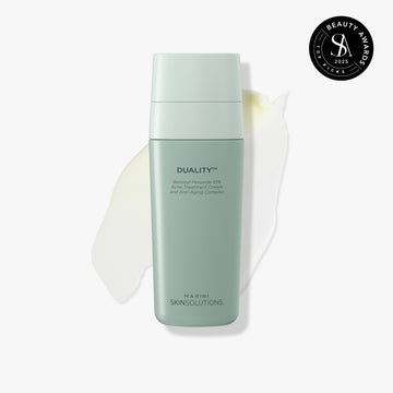 Duality Acne Treatment with Benzoyl Peroxide and Retinol - Award Winning Acne and Wrinkles Face Cream - Best Skin Care for Adult Acne with Proven Clinical Results - Marini SkinSolutions