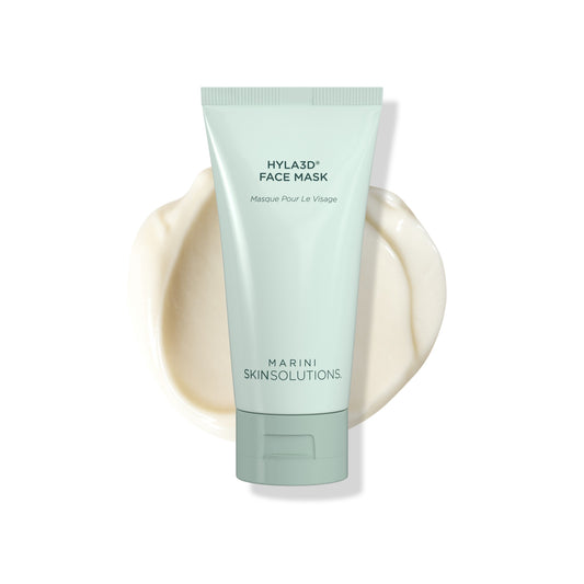 Hyla3D Face Mask - Hyaluronic Acid Face Mask for At Home Skin Care with Medical Grade HA Concentrations for Intense Hydration, Skin Volume, and Skin Elasticity - Marini SkinSolutions
