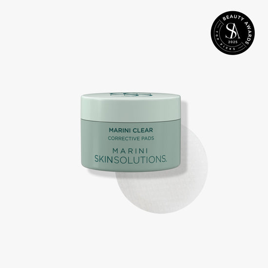 Marini SkinSolutions peel pads for advanced at home acne treatment - Marini Clear Corrective Pads - At home peels for acne and blemishes