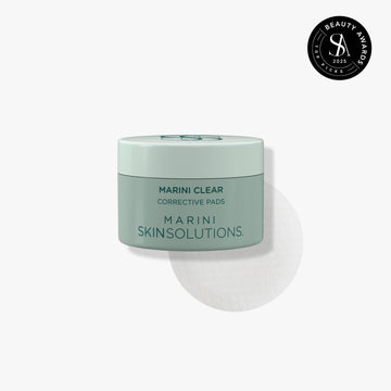 Marini SkinSolutions peel pads for advanced at home acne treatment - Marini Clear Corrective Pads - At home peels for acne and blemishes