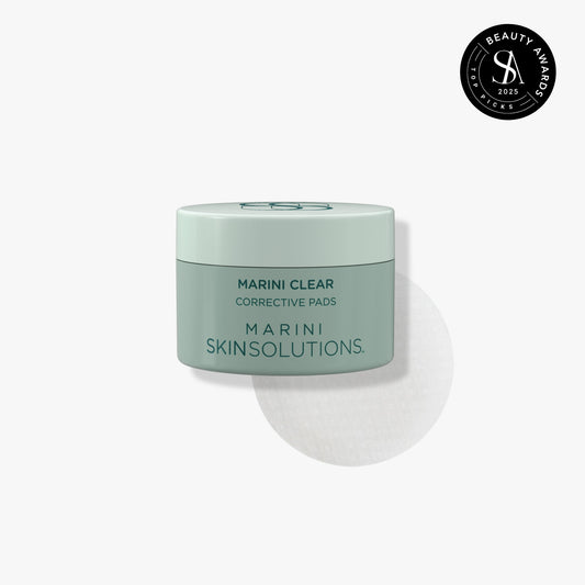 Marini SkinSolutions peel pads for advanced at home acne treatment - Marini Clear Corrective Pads - At home peels for acne and blemishes