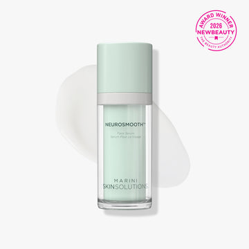 NeuroSmooth Glass Skin Face Serum from Marini SkinSolutions awarded best post-procedure award by NewBeauty Magazine - Anti-aging wrinkle face serum with peptides for glass smooth skin