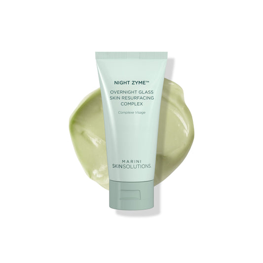 Night Zyme Overnight Glass Skin Resurfacing Complex by Marini SkinSolutions - Advanced Medical Grade Face Mask for At Home Skin Care - Resurface Skin Texture for Glass Smooth Skin