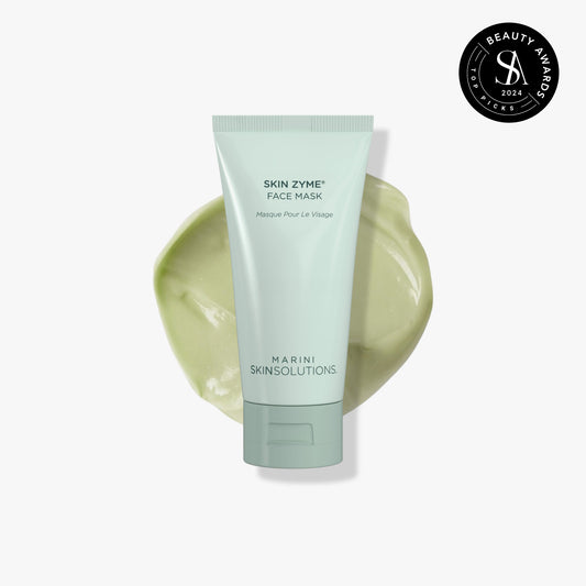 Skin Zyme Face Mask from Marini SkinSolutions - Exfoliating Enzyme Mask for Smoothing Skin - Resurfacing Face Mask for Wrinkles, Texture, Pores